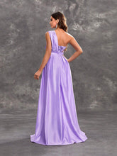 Giffniseti Women's Party Dress With Sequin Floral Print, Sleeveless, One Shoulder, Open Back, Perfect For Dance Party